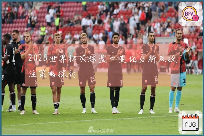2026世界杯买球盘口变化分析及投注策略探讨